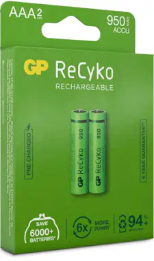 GP Batteries GP Batteries 100AAAHCE-2WB2 Batería recargable AAA GP Batteries GP Batteries 100AAAHCE-2WB2 Batería recargable AAA