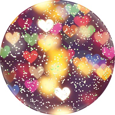 PopSockets PopSockets Glitter Bokeh Hearts Soporte pasivo Lec PopSockets PopSockets Glitter Bokeh Hearts Soporte pasivo Lec