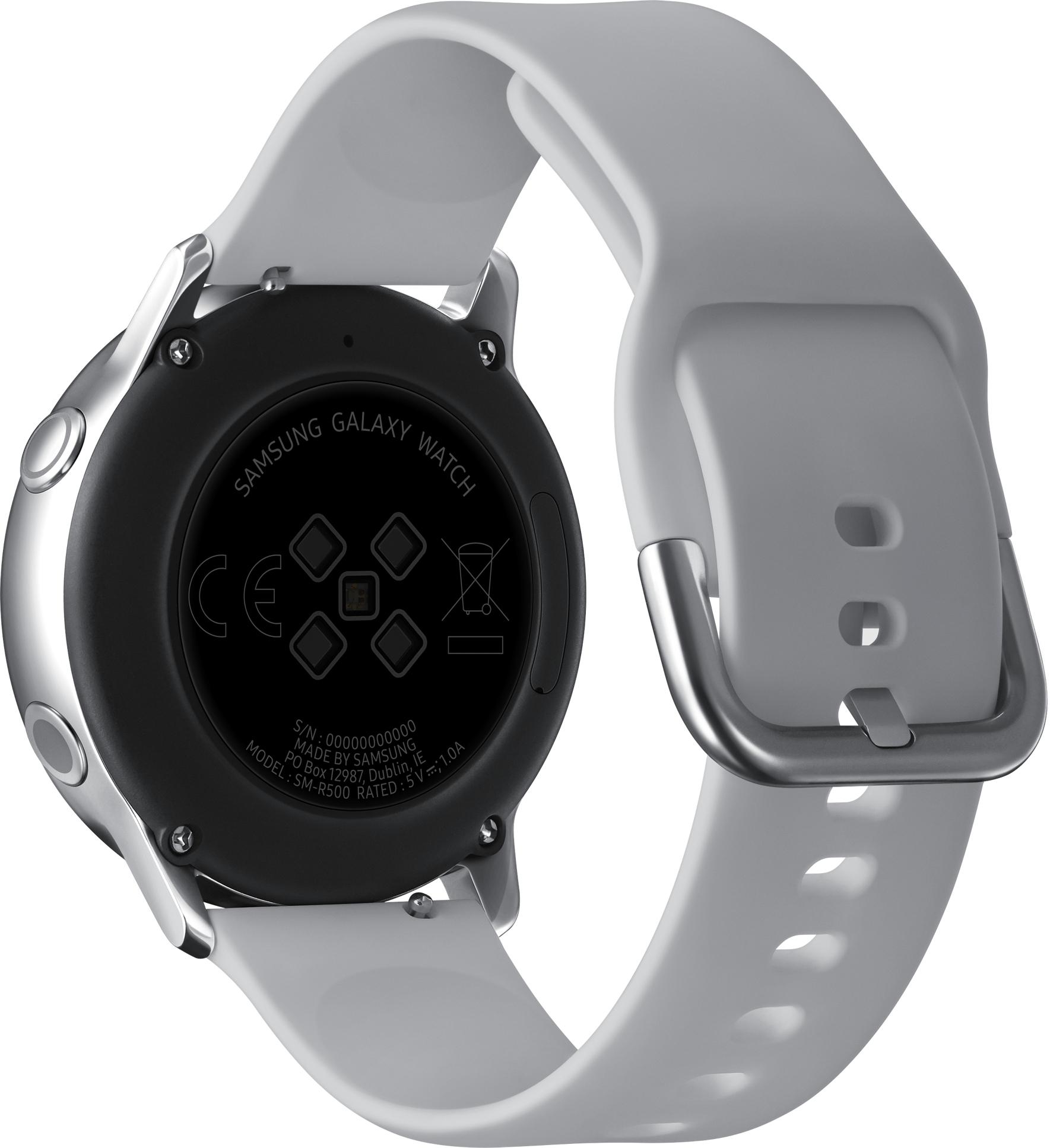 samsung galaxy watch active 279 cm 11 pulgadas pulgadas 40 mm samoled plata gps satelite