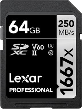 Lexar Lexar SDXC, 64 GB memoria flash UHS-II Clase 10 Lexar Lexar SDXC, 64 GB memoria flash UHS-II Clase 10