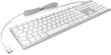 KeySonic KeySonic KSK-8022MacU teclado USB QWERTZ Alemán Pl