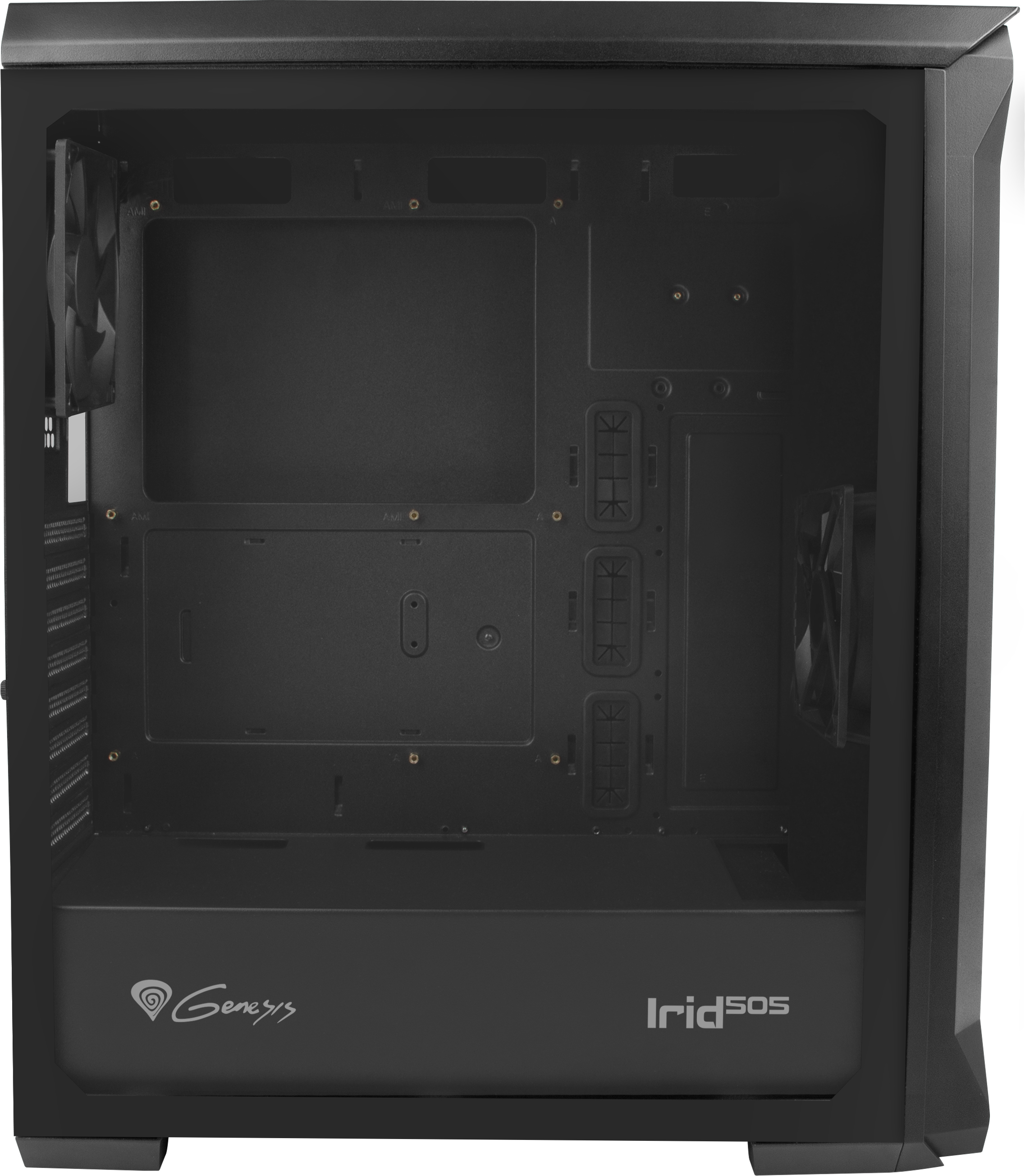 genesis irid 505 midi tower negro
