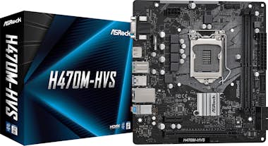 Asrock Asrock H470M-HVS Intel H470 LGA 1200 micro ATX Asrock Asrock H470M-HVS Intel H470 LGA 1200 micro ATX