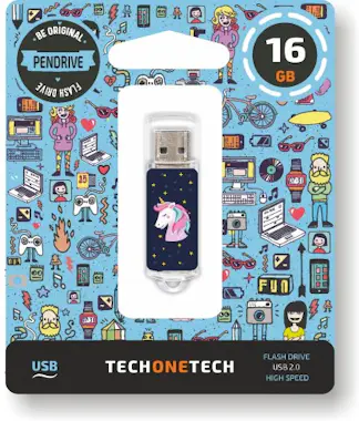 Tech1tech TECH1TECH Unicornio dream unidad flash USB 16 GB U Tech1tech TECH1TECH Unicornio dream unidad flash USB 16 GB U