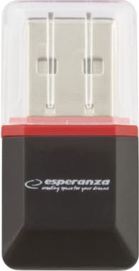 Esperanza Esperanza EA134K lector de tarjeta USB 2.0 Negro,