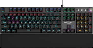 Canyon Canyon CND-SKB7-US teclado USB QWERTY Internaciona Canyon Canyon CND-SKB7-US teclado USB QWERTY Internaciona