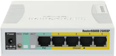 Mikrotik Mikrotik RB260GSP switch Gestionado Gigabit Ethern Mikrotik Mikrotik RB260GSP switch Gestionado Gigabit Ethern
