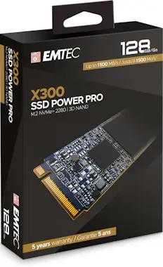 Emtec Emtec X300 M.2 128 GB PCI Express 3.0 3D NAND NVMe Emtec Emtec X300 M.2 128 GB PCI Express 3.0 3D NAND NVMe