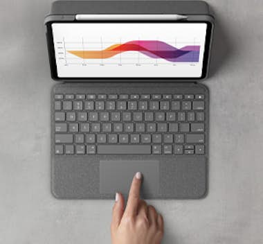 Logitech Logitech Folio Touch Gris Smart Connector QWERTZ A Logitech Logitech Folio Touch Gris Smart Connector QWERTZ A