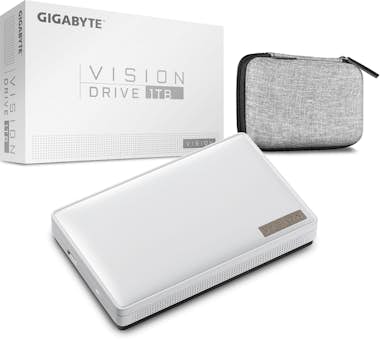 Gigabyte Gigabyte Vision Drive 1TB 1000 GB Negro, Blanco Gigabyte Gigabyte Vision Drive 1TB 1000 GB Negro, Blanco