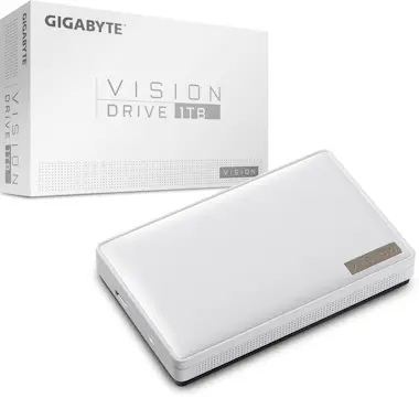 Gigabyte Gigabyte Vision Drive 1TB 1000 GB Negro, Blanco Gigabyte Gigabyte Vision Drive 1TB 1000 GB Negro, Blanco