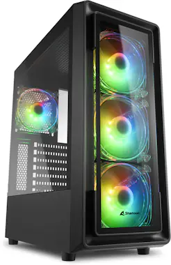Sharkoon Sharkoon TK4 RGB Midi Tower Negro Sharkoon Sharkoon TK4 RGB Midi Tower Negro