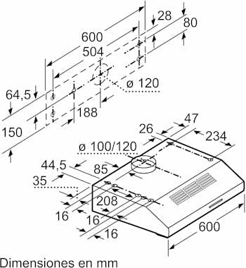 Balay 3BH263MX Campana Extractora Acero Inoxidable 60 cm Balay 3BH263MX Campana Extractora Acero Inoxidable 60 cm