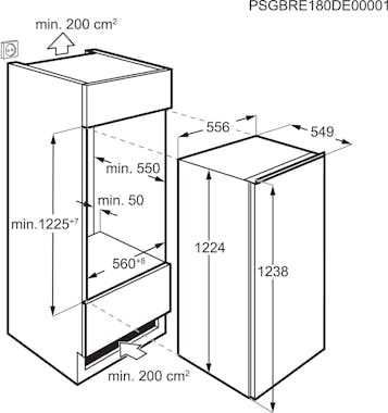 AEG ABE812E6NF Congelador 122 cm 150 W 4 Cajones Door AEG ABE812E6NF Congelador 122 cm 150 W 4 Cajones Door