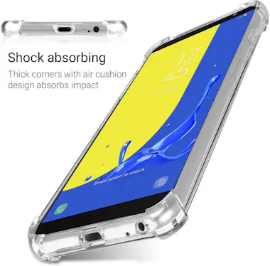 Moozy Funda Silicona Antigolpes para Samsung J6, Galaxy Moozy Funda Silicona Antigolpes para Samsung J6, Galaxy