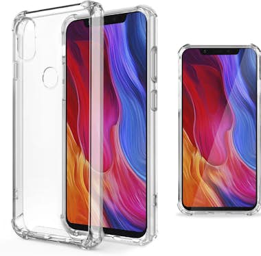 Moozy Funda Silicona Antigolpes para Xiaomi Mi 8 - Trans Moozy Funda Silicona Antigolpes para Xiaomi Mi 8 - Trans
