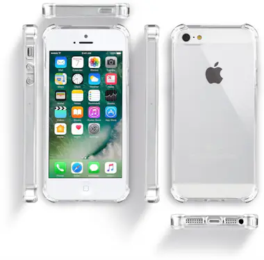 Moozy Funda Silicona Antigolpes para iPhone SE, iPhone 5 Moozy Funda Silicona Antigolpes para iPhone SE, iPhone 5