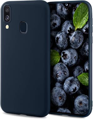 Moozy Lifestyle. Funda para Samsung A20e, Azul Marino - Moozy Lifestyle. Funda para Samsung A20e, Azul Marino -