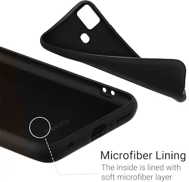 Moozy Lifestyle. Funda para Samsung A21s, Negra - Cover Moozy Lifestyle. Funda para Samsung A21s, Negra - Cover