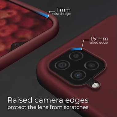 Moozy Lifestyle. Funda para Samsung A12, Rosa Vintage - Moozy Lifestyle. Funda para Samsung A12, Rosa Vintage -