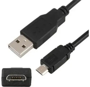 Otros Cable datos Micro USB Negro Universal Otros Cable datos Micro USB Negro Universal