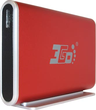 3GO 3GO HDD35R caja para disco duro externo Rojo 3.5" 3GO 3GO HDD35R caja para disco duro externo Rojo 3.5"