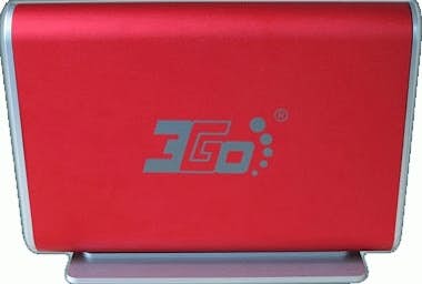 3GO 3GO HDD35R caja para disco duro externo Rojo 3.5"