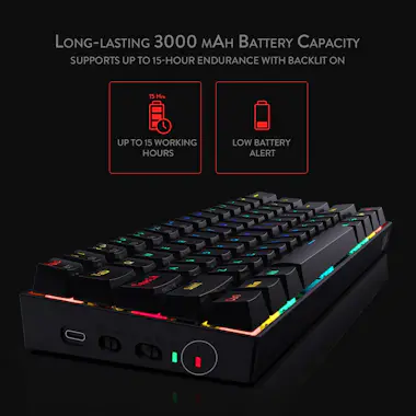 REDRAGON Redragon K530 DRACONIC RGB Teclado Mecanico Gaming REDRAGON Redragon K530 DRACONIC RGB Teclado Mecanico Gaming