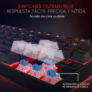 REDRAGON Redragon K552 KUMARA RGB Teclado Mecanico Gaming T REDRAGON Redragon K552 KUMARA RGB Teclado Mecanico Gaming T
