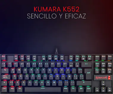 REDRAGON Redragon K552 KUMARA RGB Teclado Mecanico Gaming T REDRAGON Redragon K552 KUMARA RGB Teclado Mecanico Gaming T