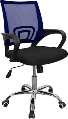 smartek Silla Oficina Escritorio Basic Azul Transpirable R smartek Silla Oficina Escritorio Basic Azul Transpirable R