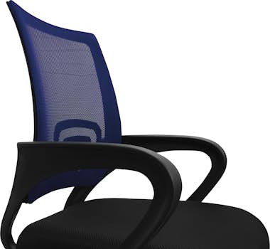 smartek Silla Oficina Escritorio Basic Azul Transpirable R smartek Silla Oficina Escritorio Basic Azul Transpirable R