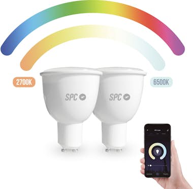 SPC BOMBILLA IOT AURA 450 GU10 X2 SPC BOMBILLA IOT AURA 450 GU10 X2