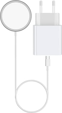 Ksix Ksix CARGADOR MAGCHARGE 15W CABLE 1M + CARGADOR DE Ksix Ksix CARGADOR MAGCHARGE 15W CABLE 1M + CARGADOR DE