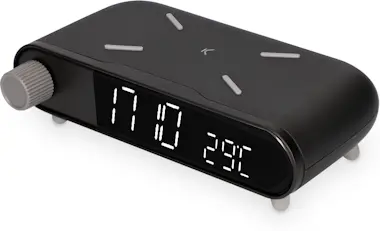 Ksix Despertador cargador inalámbrico 10W, Indicador te Ksix Despertador cargador inalámbrico 10W, Indicador te