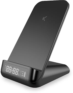 Ksix Despertador cargador inalámbrico 15W, Modos visual Ksix Despertador cargador inalámbrico 15W, Modos visual