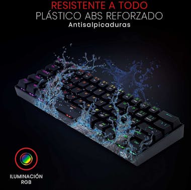 REDRAGON Redragon DRAGONBORN K630RGB Teclado 60% Mecánico S REDRAGON Redragon DRAGONBORN K630RGB Teclado 60% Mecánico S