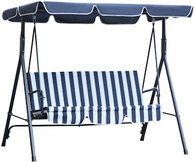Outsunny Columpio Balancín de Jardín Exterior de 3 Plazas c Outsunny Columpio Balancín de Jardín Exterior de 3 Plazas c