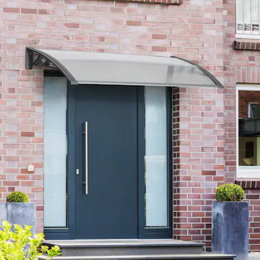 Outsunny Tejadillo de Protección 110x60 cm Marquesina Exter Outsunny Tejadillo de Protección 110x60 cm Marquesina Exter