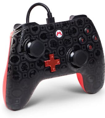 PowerA PowerA Mario Shadow Negro, Rojo USB Gamepad Analóg PowerA PowerA Mario Shadow Negro, Rojo USB Gamepad Analóg
