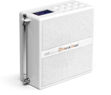 TECHNAXX Technaxx BT-X51 Portátil Analógico y digital Blanc TECHNAXX Technaxx BT-X51 Portátil Analógico y digital Blanc