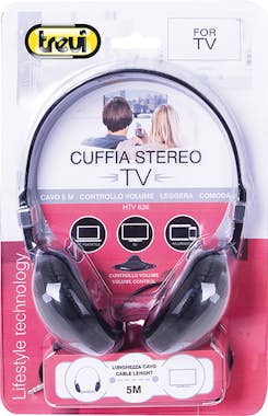 Trevi Trevi HTV 636 Alámbrico Auriculares Diadema Negro Trevi Trevi HTV 636 Alámbrico Auriculares Diadema Negro