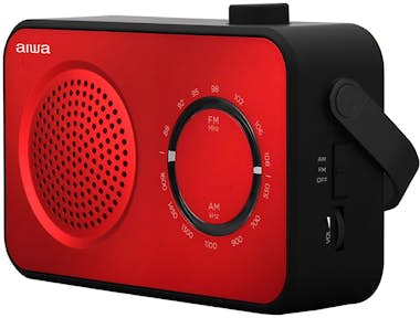 Aiwa Aiwa R-190RD radio Portátil Analógica Negro, Rojo Aiwa Aiwa R-190RD radio Portátil Analógica Negro, Rojo