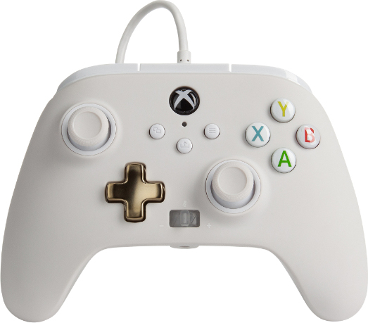 powera 1518809-01 mando y volante blanco usb gamepad analogicodigital xbox one xbox series s xbox