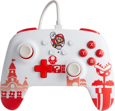 PowerA PowerA Mario Red Rojo, Blanco USB Gamepad Nintendo