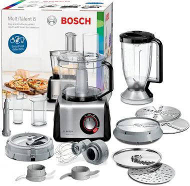 Bosch Bosch MC812M865 robot de cocina 3,9 L Negro, Acero Bosch Bosch MC812M865 robot de cocina 3,9 L Negro, Acero