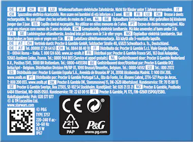 Oral-B Oral-B Junior 80353788 cepillo eléctrico para dien Oral-B Oral-B Junior 80353788 cepillo eléctrico para dien