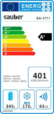 Sauber Frigorifico americano SAUBER SA177I nofrost f inox Sauber Frigorifico americano SAUBER SA177I nofrost f inox