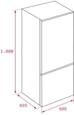 Teka Teka NFL 342 C WH nevera y congelador Independient Teka Teka NFL 342 C WH nevera y congelador Independient