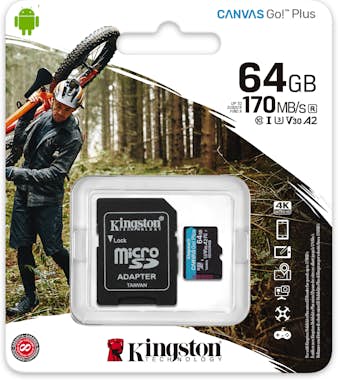 Kingston Kingston Technology Canvas Go! Plus 64 GB MicroSD